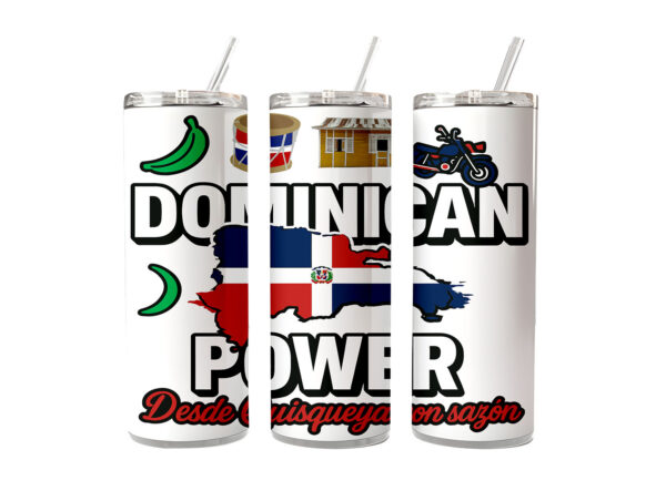 Dominican Power Tumbler Desde Quisqueya con sazón Dominican Power Tumbler Desde Quisqueya con sazon
